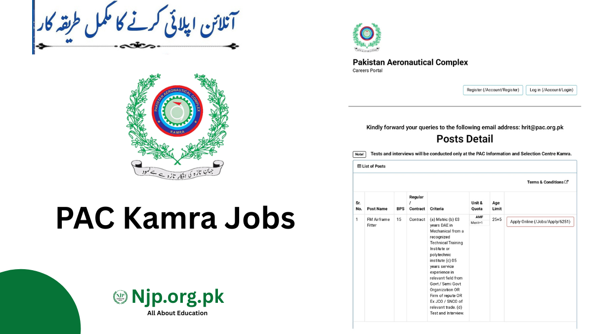 PAC Kamra Jobs 2026 Online Apply