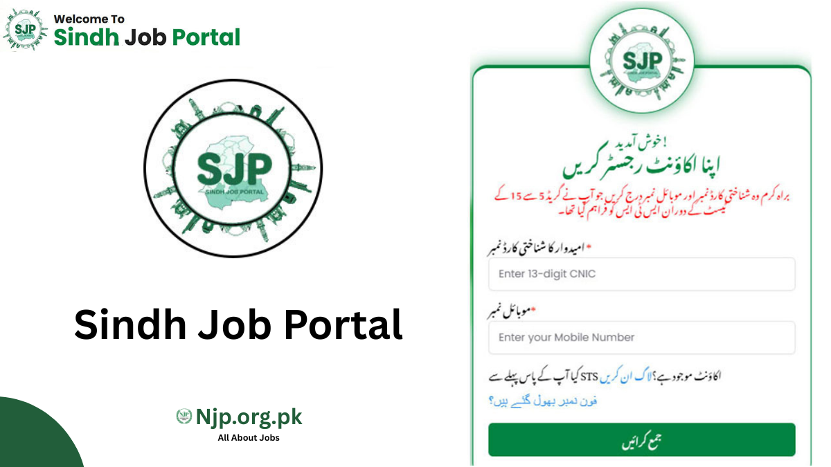 SJP Jobs 2026 Sindh Job Portal