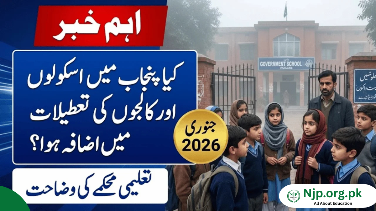 School Reopen in Punjab 2026 Notification